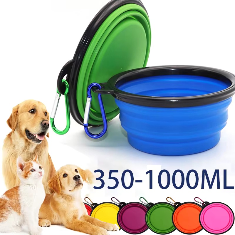 Portion Control Container - Katlanabilir Taşınabilir Silikon Köpek Mama Kabı