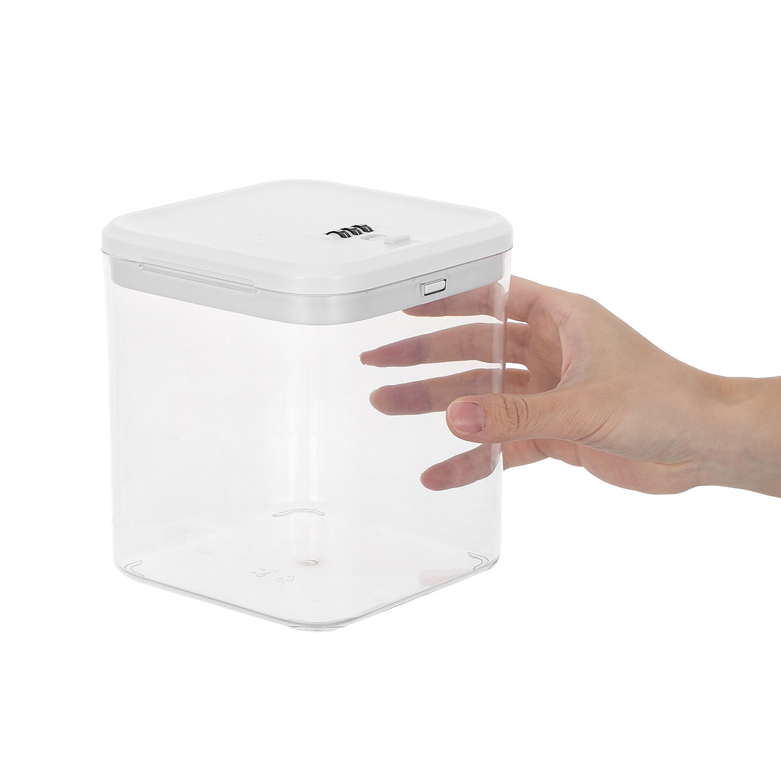 Food Storage With Lock - Buzdolabı Yiyecek Saklama için Şeffaf İstiflenebilir