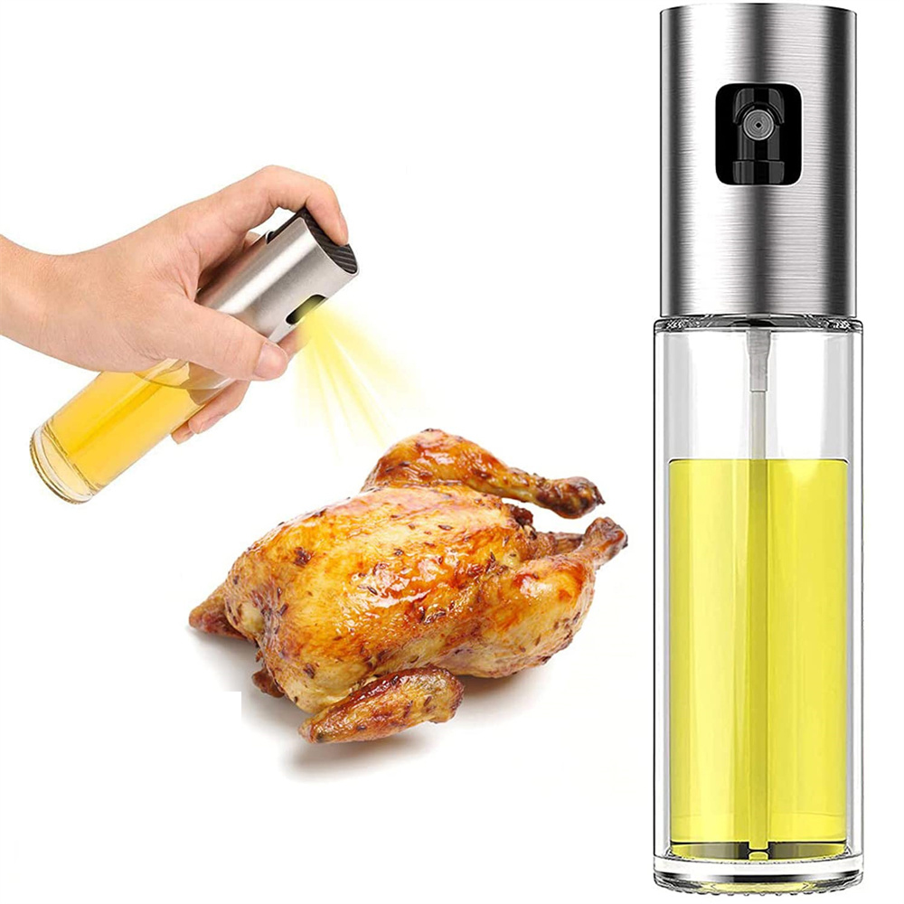 Salad Dressing Bottle - Cam Yağ Spreyi, Yemek Pişirme İçin