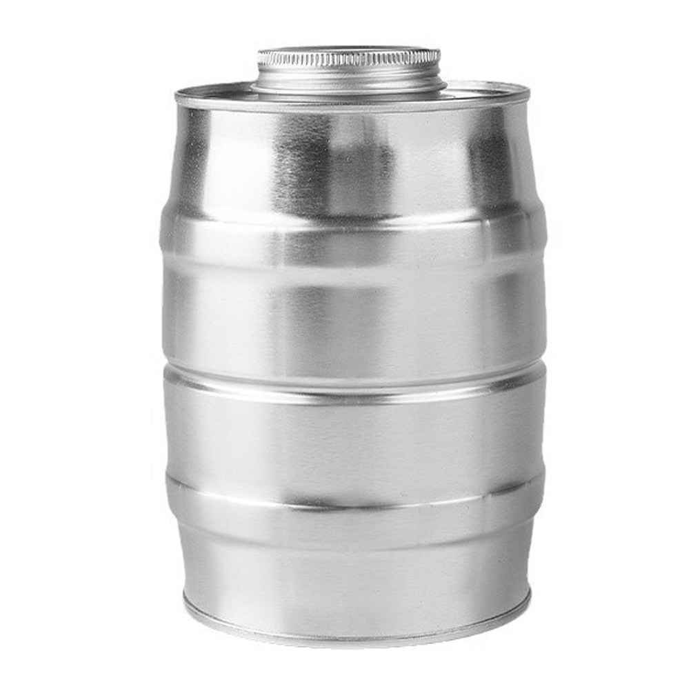 Food Storage Containers Plastic Box - Şarap Fıçısı Şeklinde Teneke Kahve Kabı