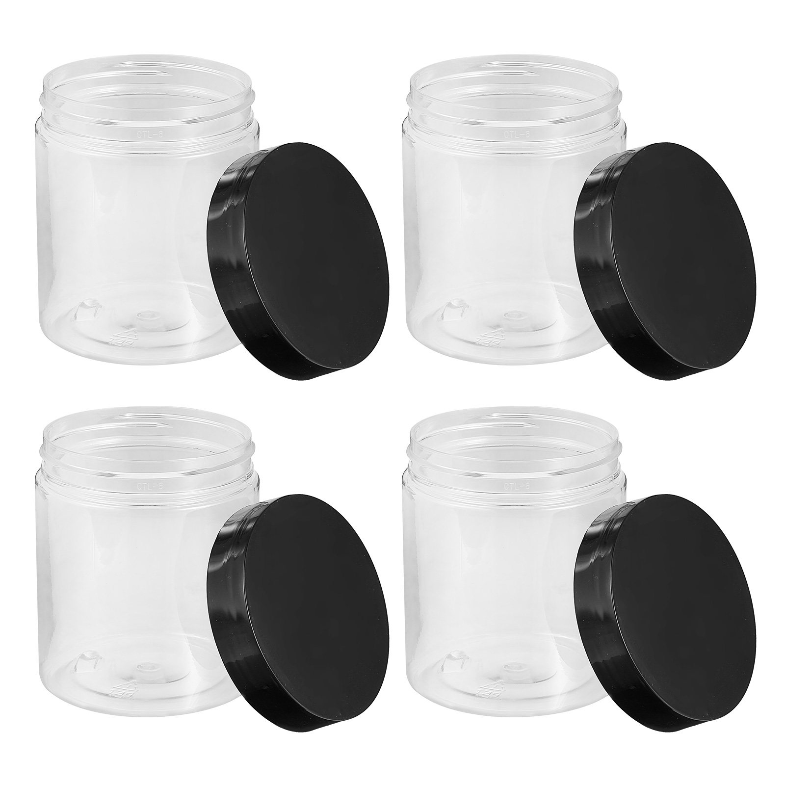 Food Storage And Containers - 12 Adet Yüksek Kaliteli Şeffaf Plastik