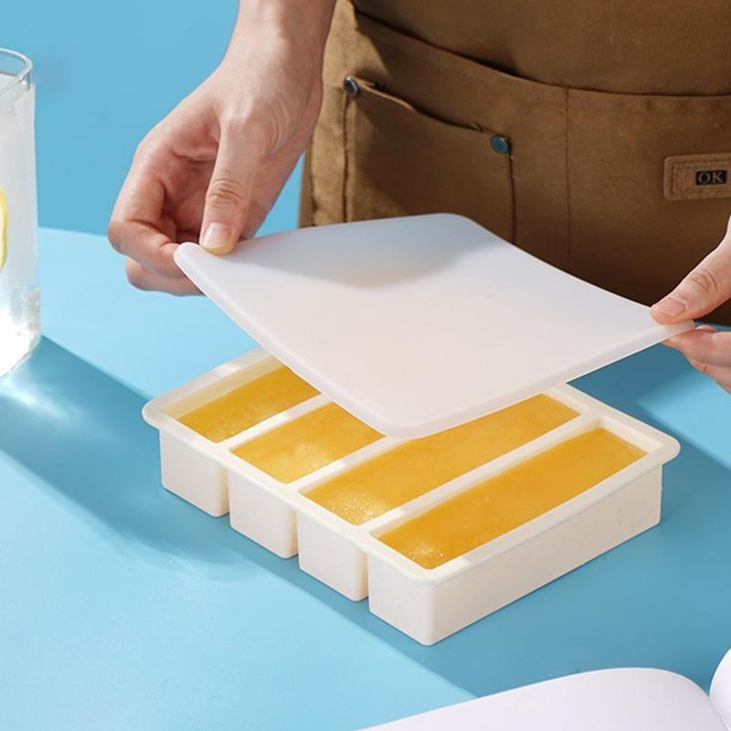 Food Storage Box Large - Kapaklı Ekstra Büyük Silikon Yemek Tepsisi,