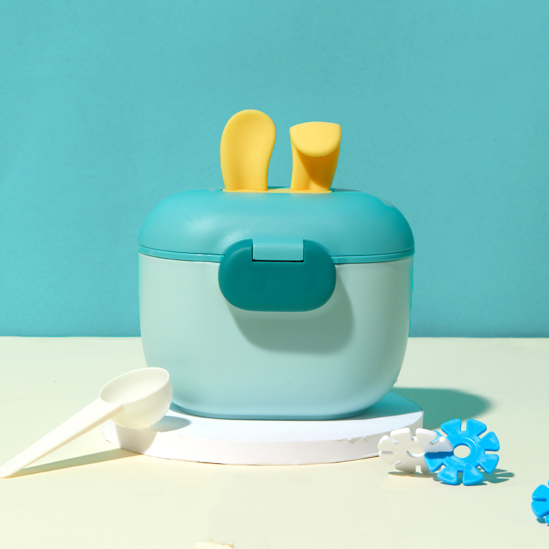 Food Storage With Lock - Yeni Silikon Tavşan Kulaklı Mama Dağıtıcı,