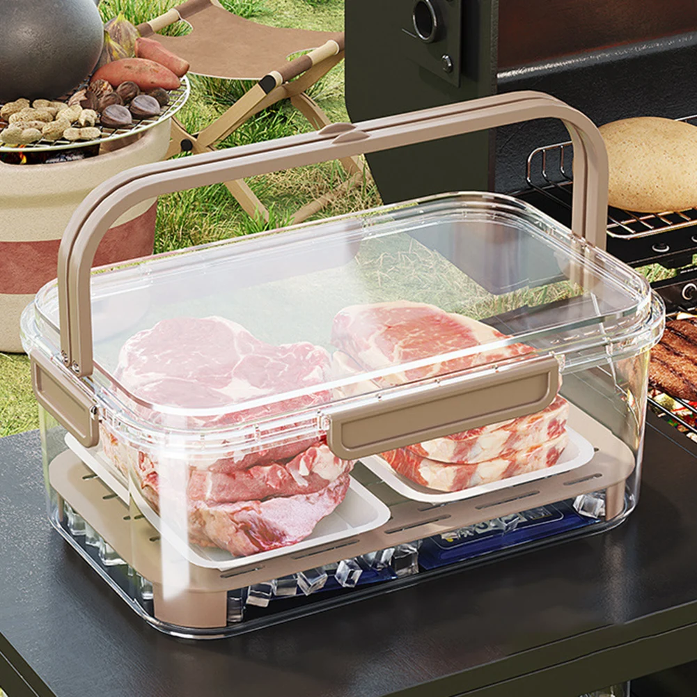 Food Storage Plastic Containers With Lids - Taşınabilir Gıda Saklama Kabı Büyük Kapasiteli
