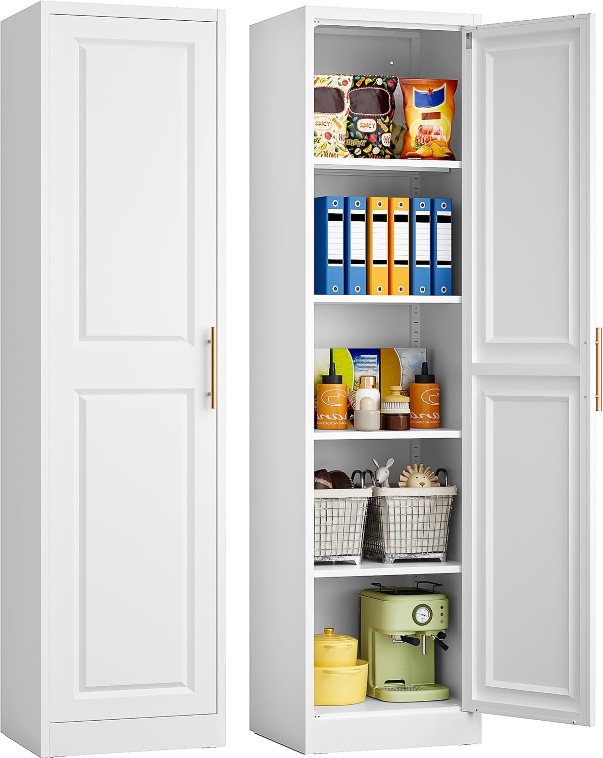 Food Storage Box Large - Uzun Dar Depolama Dolabı Tek Kapılı