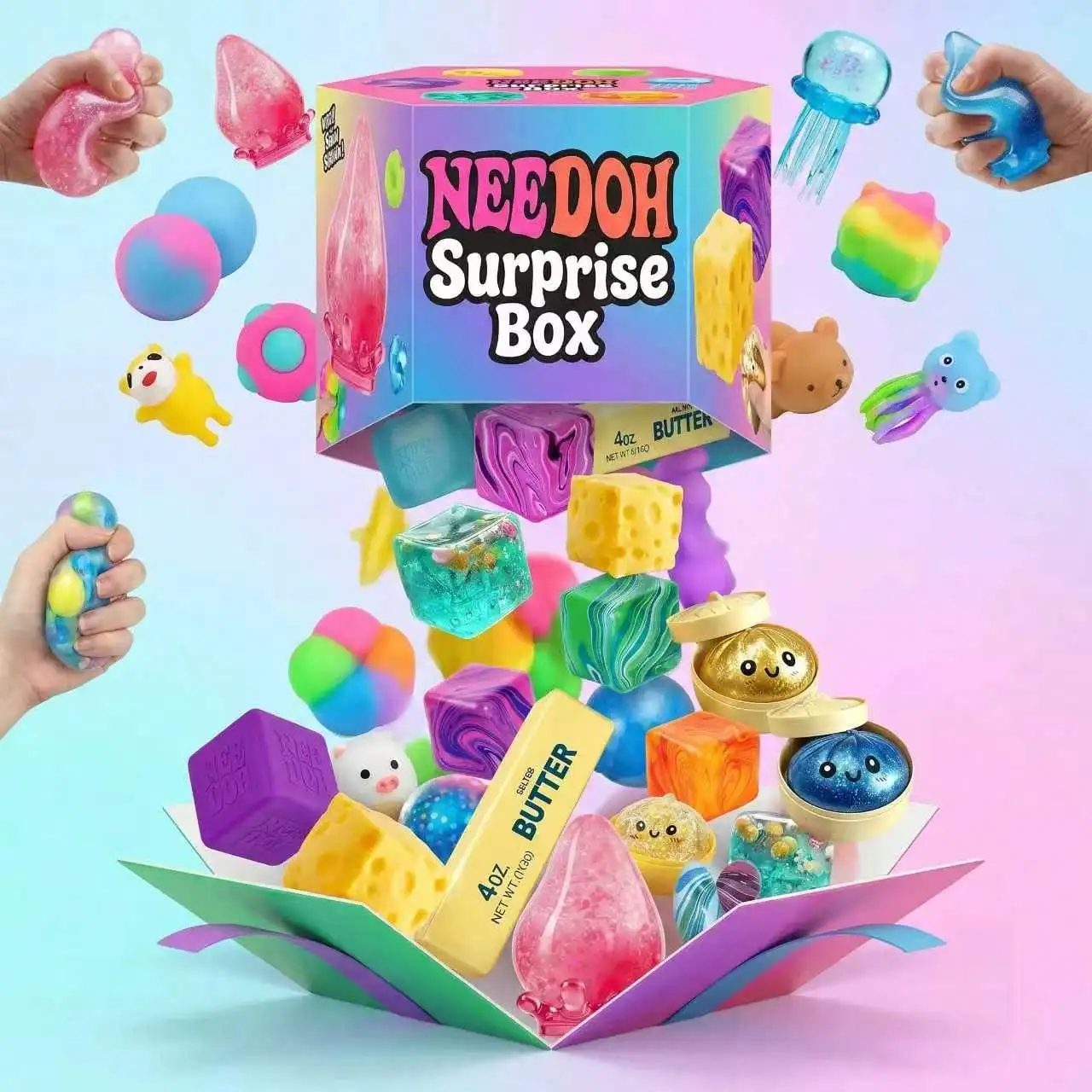 Food Storage And Containers - Sürpriz Kutusu - Çeşitli Stres Giderici