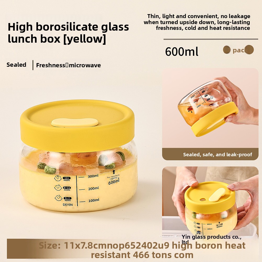 Food Storage Glass Jar - Cam Gıda Saklama Kabı Hava Geçirmez