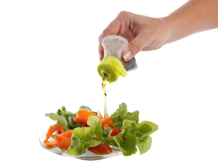 Salad Dressing Bottle - Silikon sos şişesi sıkacağı salata Pot