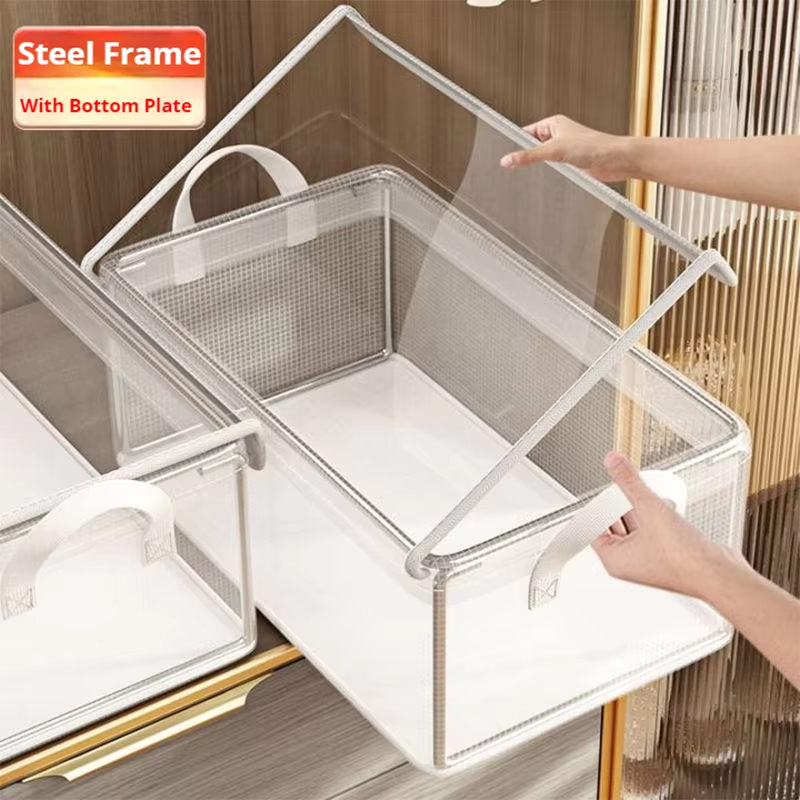 Food Storage With Lock - PVC saklama kutusu kapaklı katlanabilir şeffaf