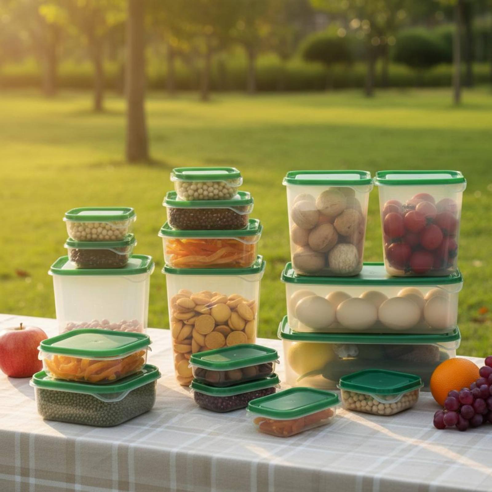 17 Parça Buzdolabı Saklama Kut - Food Storage Plastic Containers With Lids incelemesi ve fiyatı