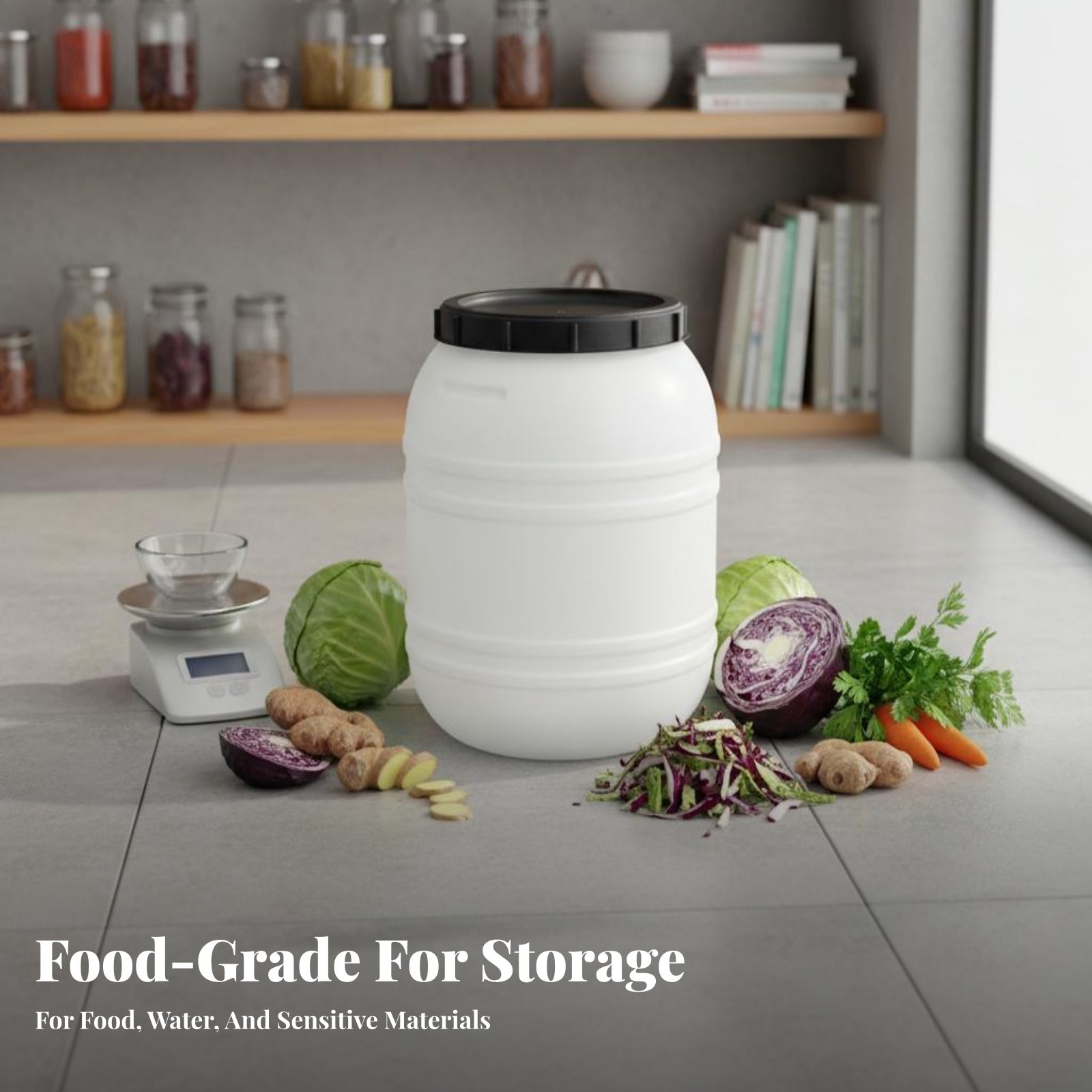 Gıda Sınıfı Plastik Varil Hava - Food Storage Lid incelemesi ve fiyatı