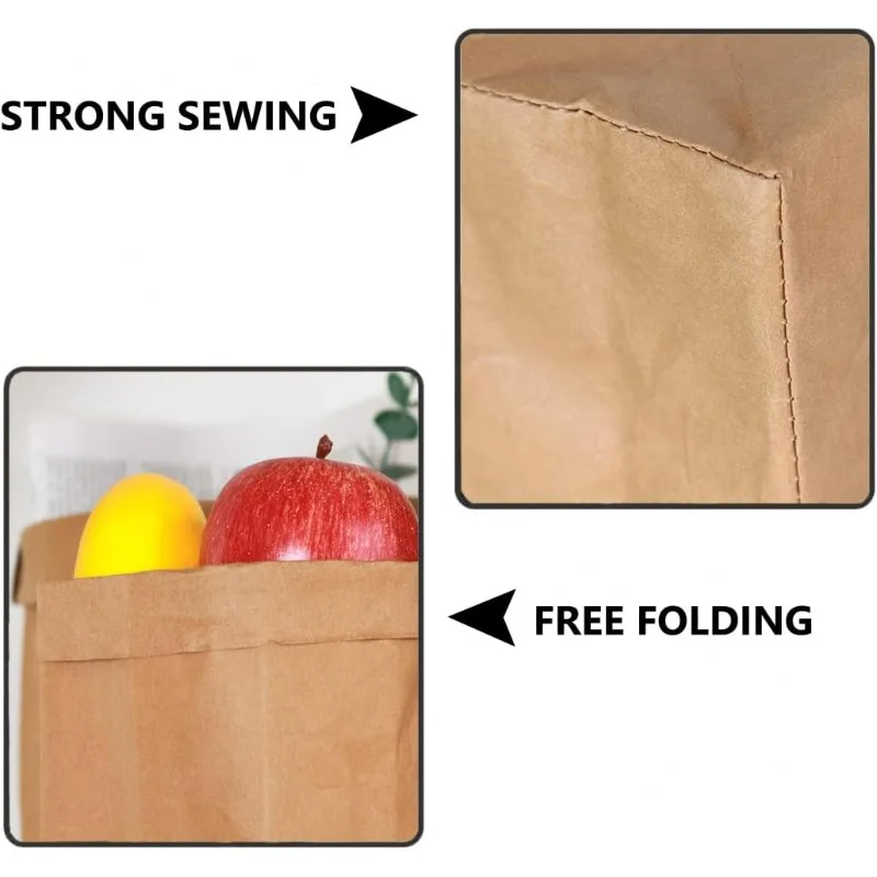 Kraft Kağıt Çanta Yıkanabilir  - Food Storage Of Plants incelemesi ve fiyatı