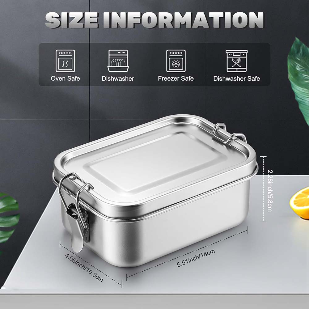 4 adet paslanmaz çelik Bento k - Food Storage With Lock incelemesi ve fiyatı