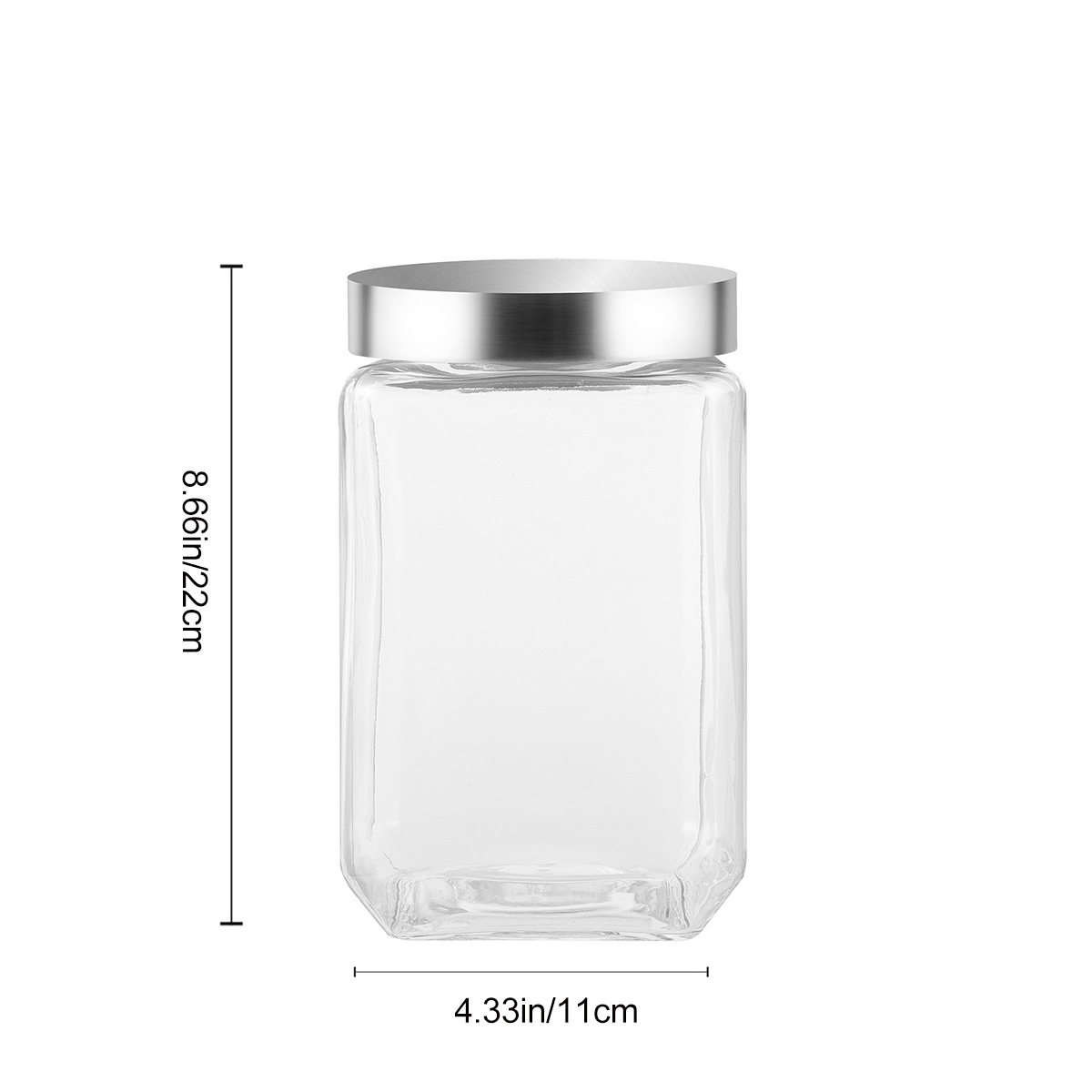 1 Adet Yüksek Borosilikat Cam  - Food Storage Glass Jar incelemesi ve fiyatı