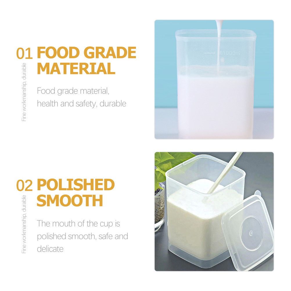 1 Set Yoğurt Fermantasyon Kabı - Food Storage Plastic Containers With Lids incelemesi ve fiyatı