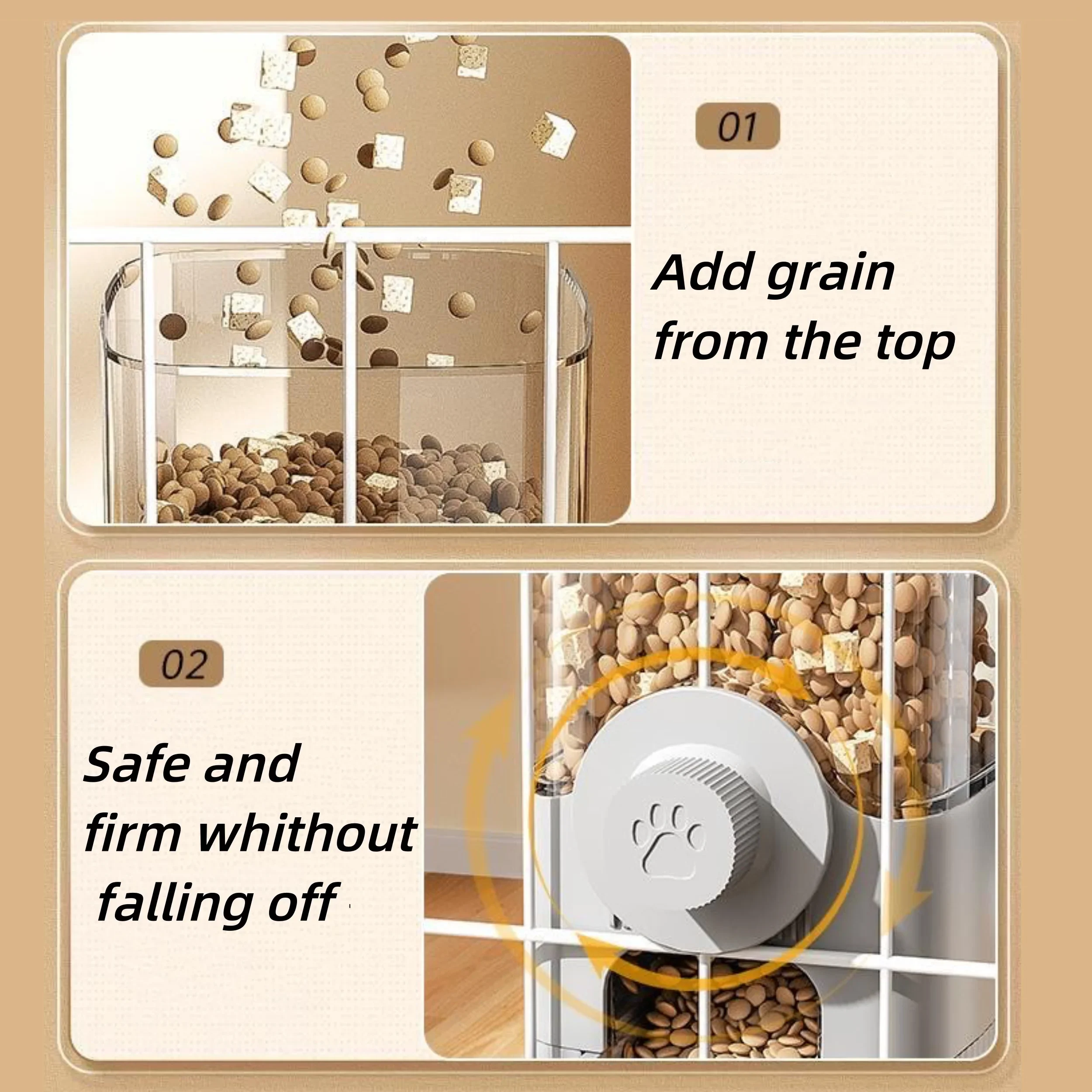Yeni tepy Asılı Otomatik Evcil - Portion Control Container incelemesi ve fiyatı