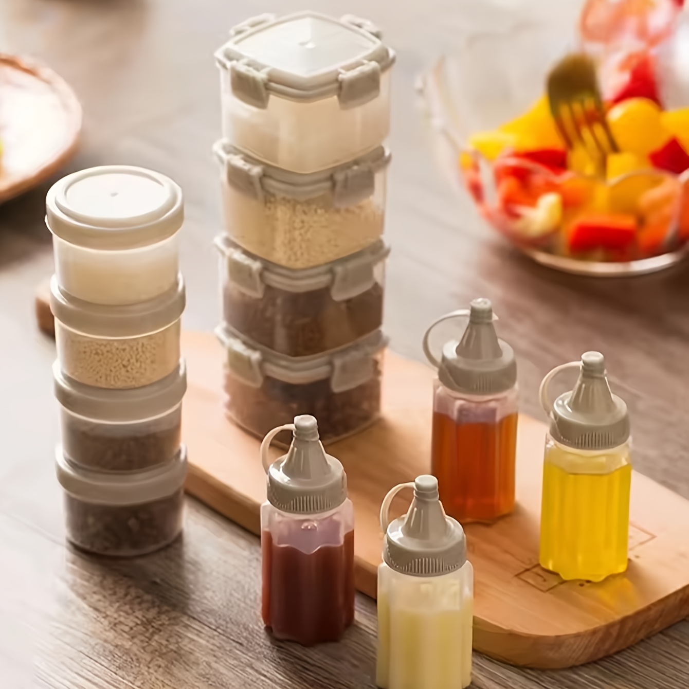 2 adet Mini Sos sıkılabilir şi - Salad Dressing Bottle incelemesi ve fiyatı