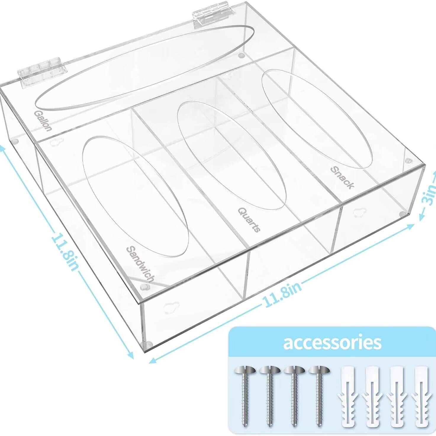 4 kat Temizleme Depolama Organ - Food Storage Acrylic Containers incelemesi ve fiyatı