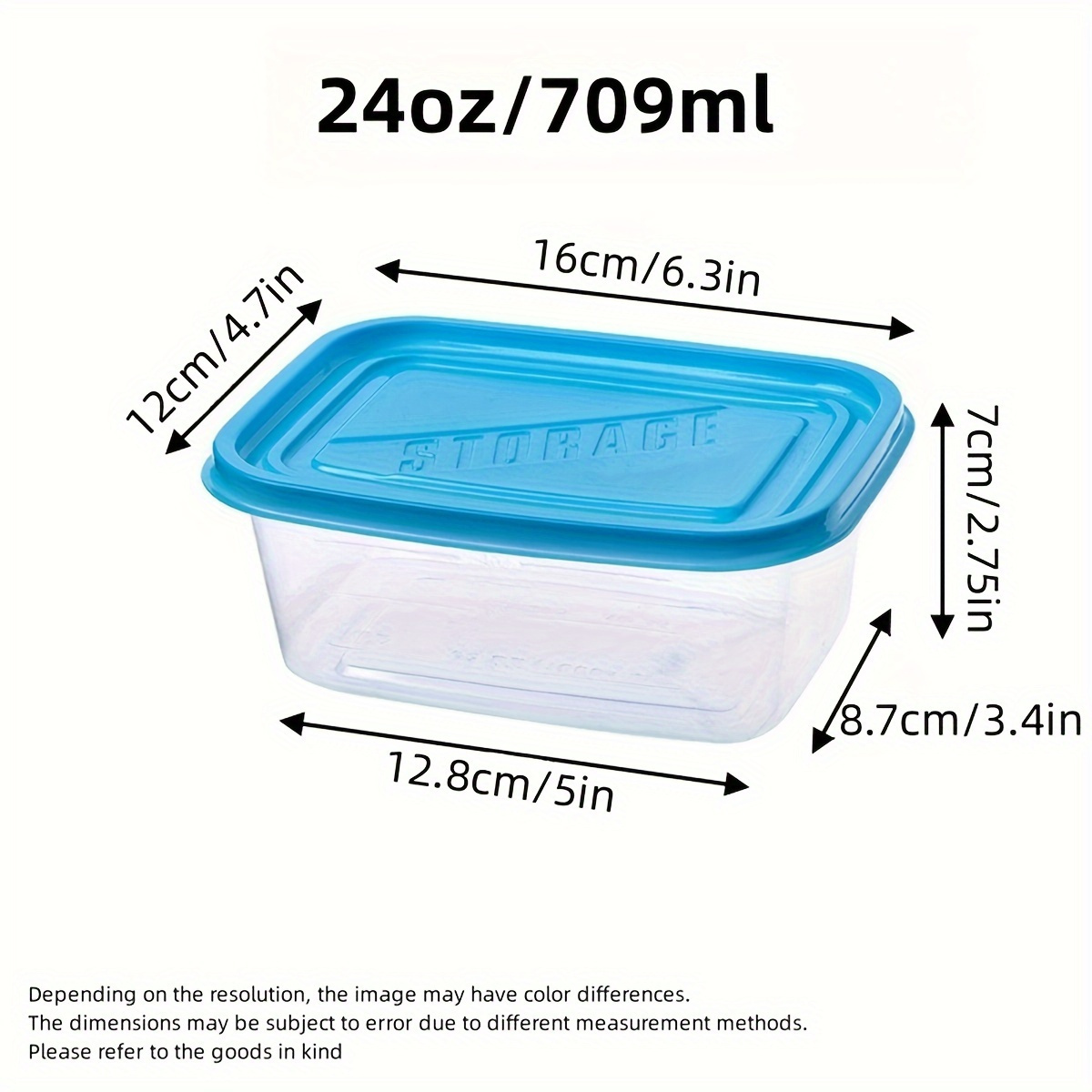 6'lı Şeffaf İstiflenebilir Pla - Food Storage Plastic Containers With Lids incelemesi ve fiyatı