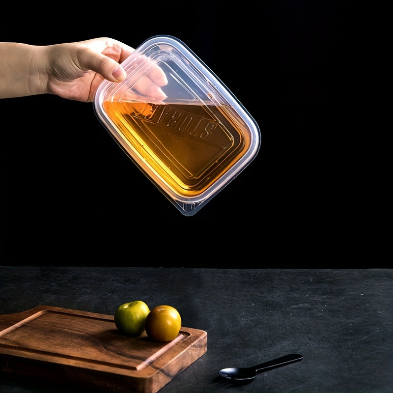 6'lı Şeffaf İstiflenebilir Pla - Food Storage Plastic Containers With Lids incelemesi ve fiyatı