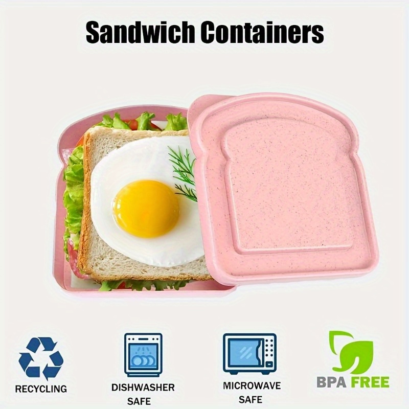 1 adet Bento Kutuları, Sandviç - Food Storage Plastic Containers With Lids incelemesi ve fiyatı
