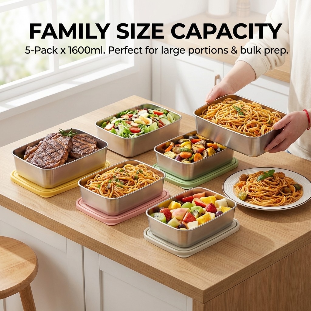 Büyük Kapasiteli, Kapaklı, Yen - Food Storage Box Large incelemesi ve fiyatı