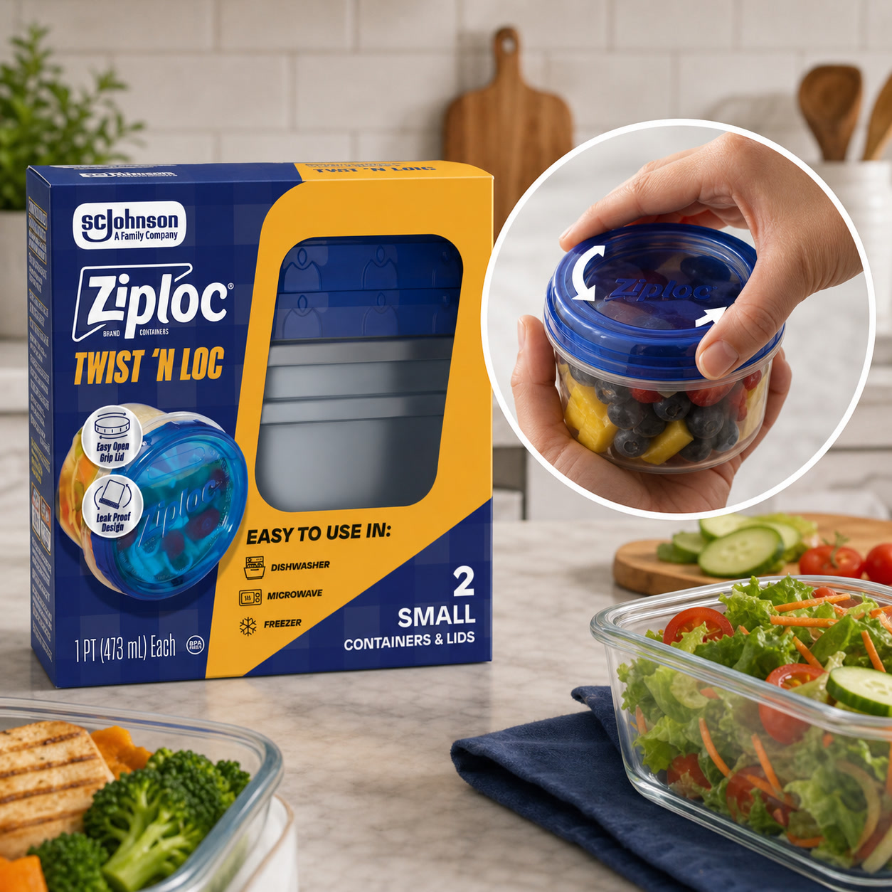 2 adet Küçük Çevirmeli Kilitli - Food Storage With Lock incelemesi ve fiyatı