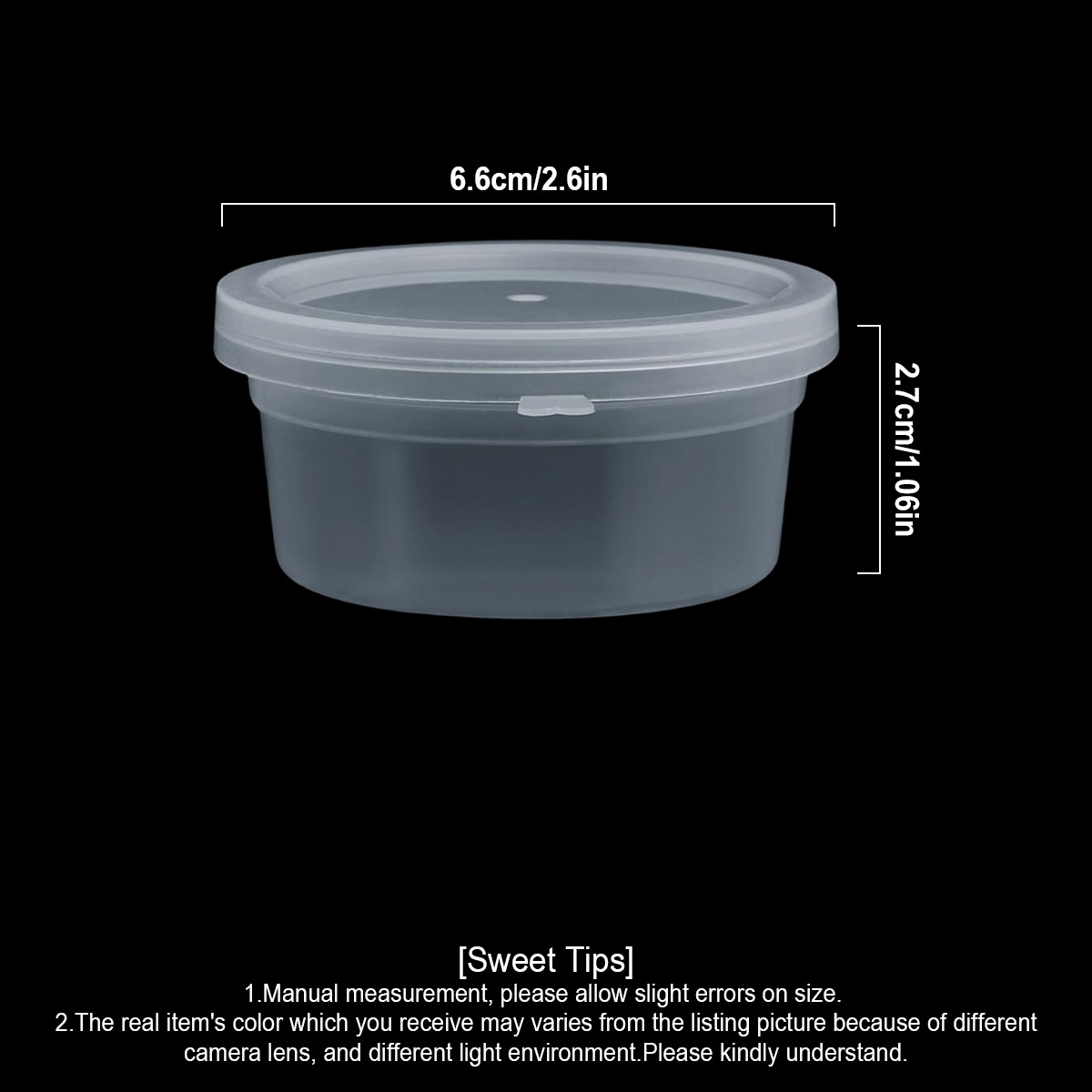 10/20/40'lı Paket Küçük Slime  - Food Storage Plastic Containers With Lids incelemesi ve fiyatı