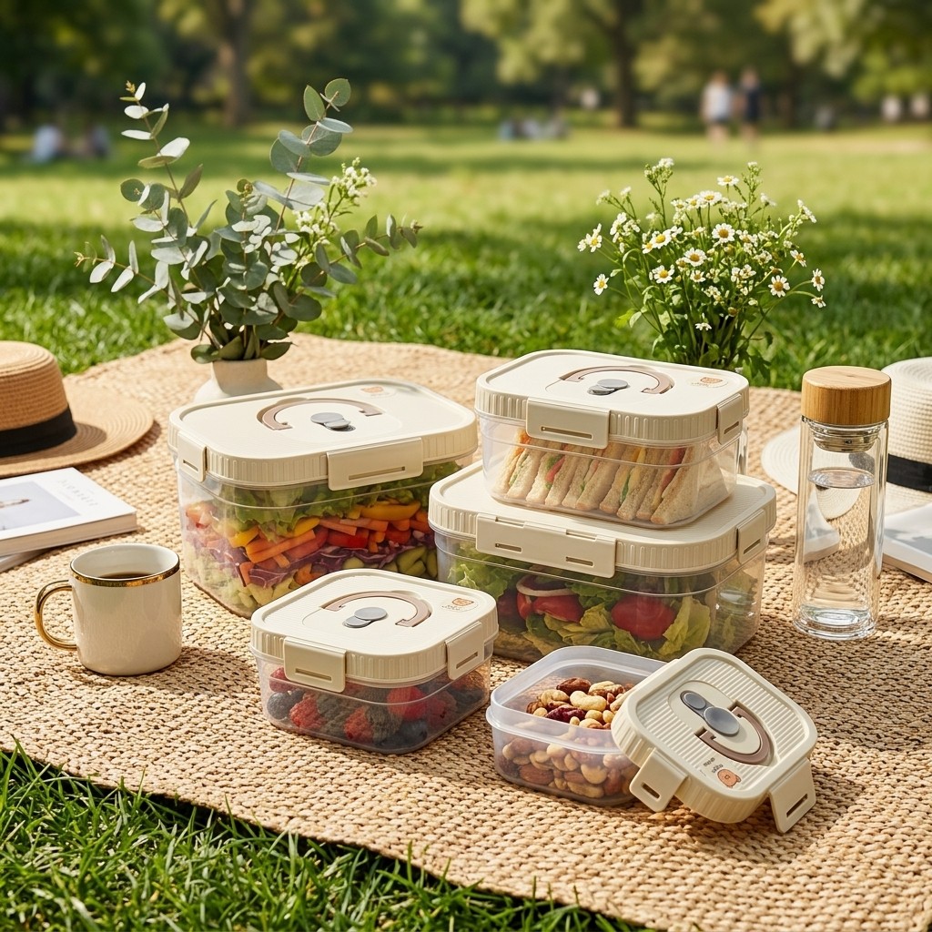 Saplı, İstiflenebilir, Sızdırm - Food Storage Containers Plastic Box incelemesi ve fiyatı