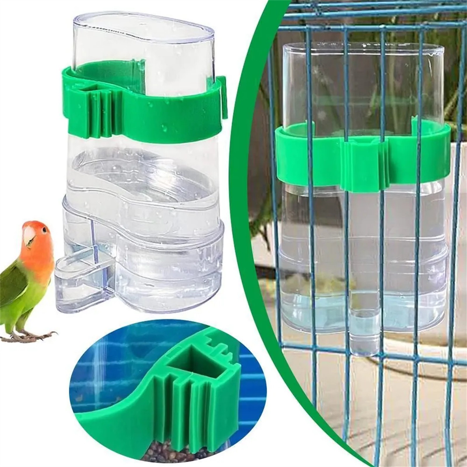 Kuş Su Tiryakisi Besleyici Kon - Portion Control Container incelemesi ve fiyatı