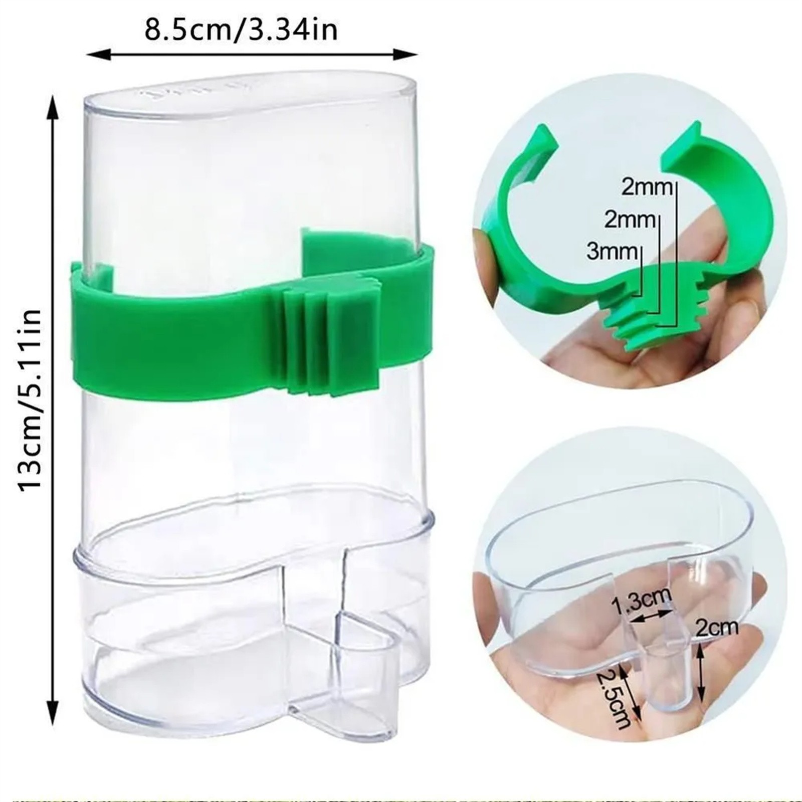 Kuş Su Tiryakisi Besleyici Kon - Portion Control Container incelemesi ve fiyatı