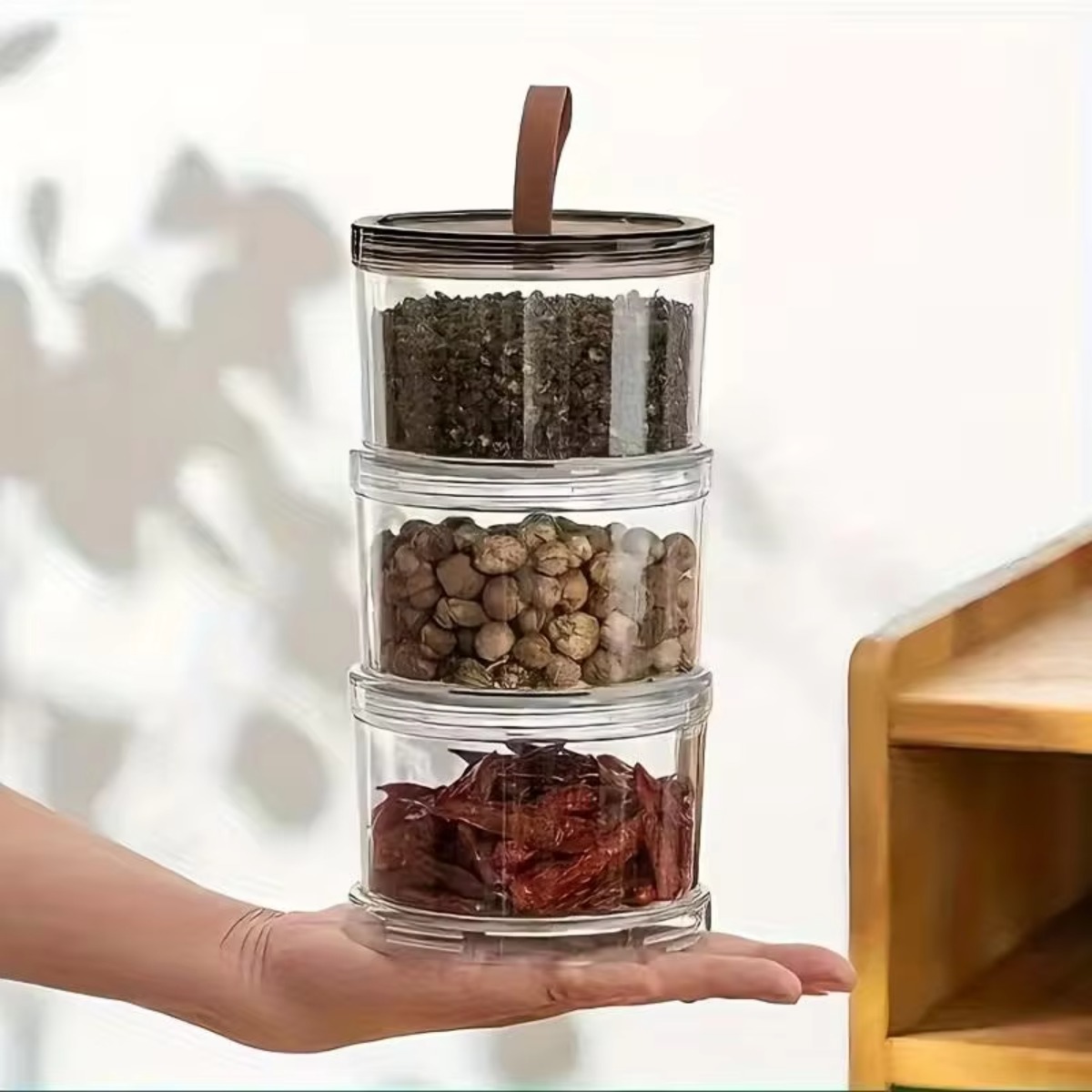3 Katmanlı Yuvarlak El Tipi Ba - Food Storage Containers Plastic Box incelemesi ve fiyatı