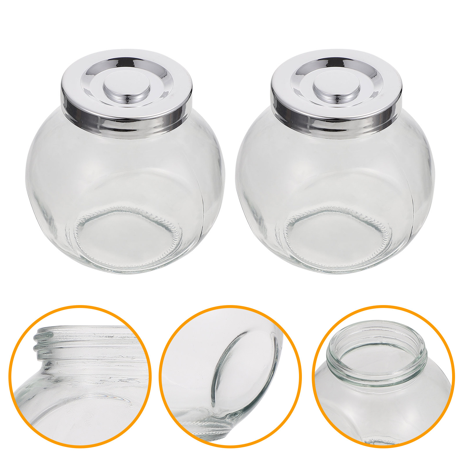 2 Adet Meyve Reçeli Saklama Şi - Food Storage Glass Jar incelemesi ve fiyatı