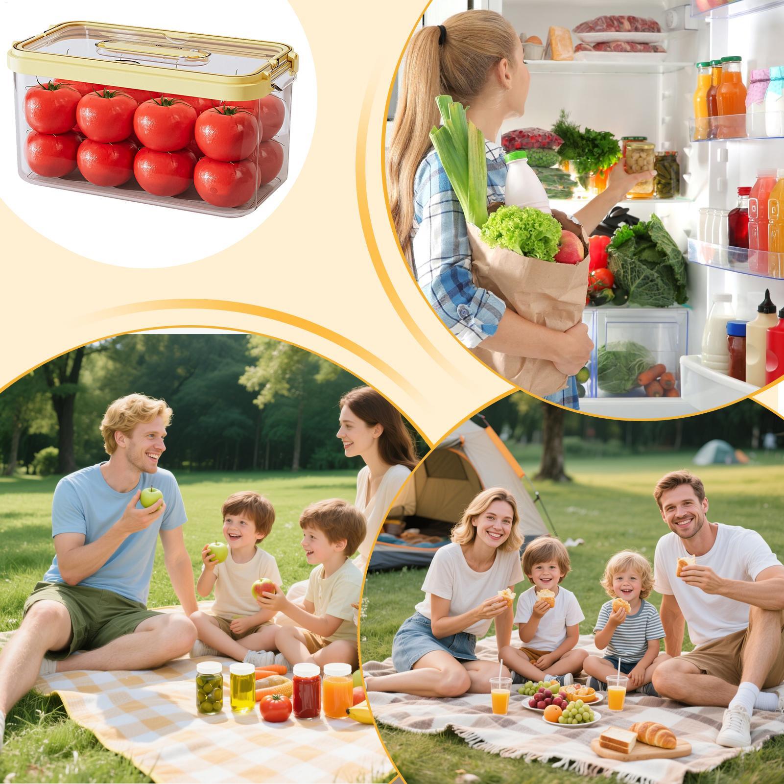 Buzdolabı Gıda Saklama Kapları - Food Storage Plastic Containers With Lids incelemesi ve fiyatı