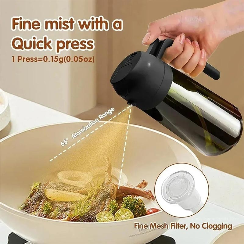 470 ml Cam Yağ Dağıtıcı 2'si 1 - Salad Dressing Bottle incelemesi ve fiyatı