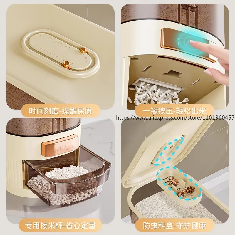 Gıda Sınıfı Pirinç Saklama Kab - Food Storage Acrylic Containers incelemesi ve fiyatı