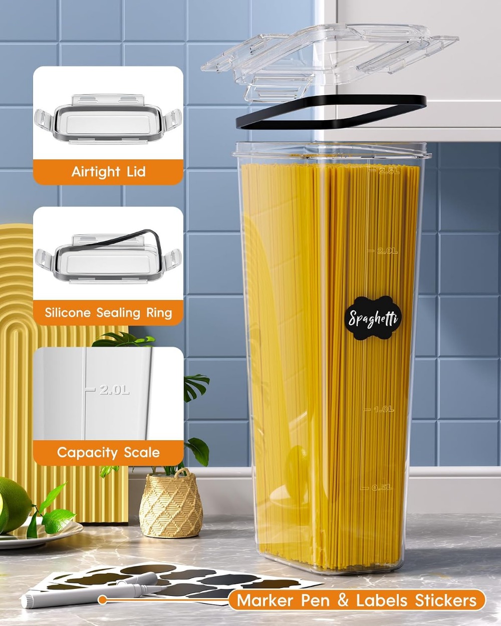 24 Adet Hava Geçirmez Gıda Sak - Food Storage And Containers incelemesi ve fiyatı