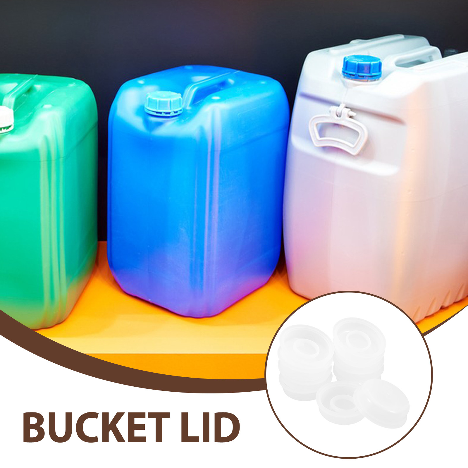 10 Adet Plastik Kimyasal Kova  - Food Storage Lid incelemesi ve fiyatı