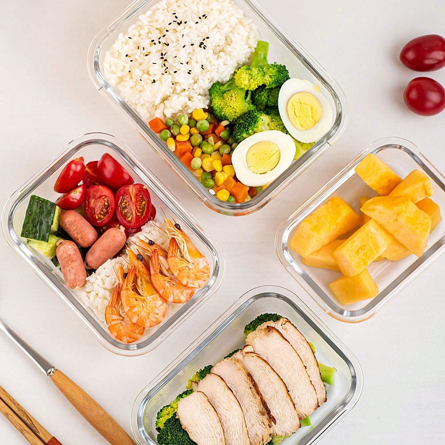 10'lu Paket Cam Yemek Hazırlık - Portion Control Container incelemesi ve fiyatı
